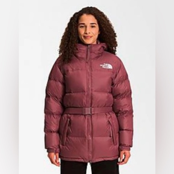 The North Face Women’s Nuptse Belted Mid Jacket, size Med fits like a Lg - Picture 4 of 12